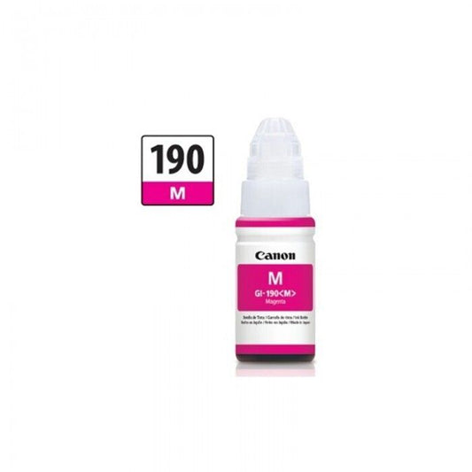 Botella De Tinta Canon Gi-190M Magenta Original