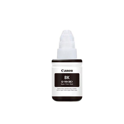 Botella De Tinta Canon Gi-190Bk Negro Original